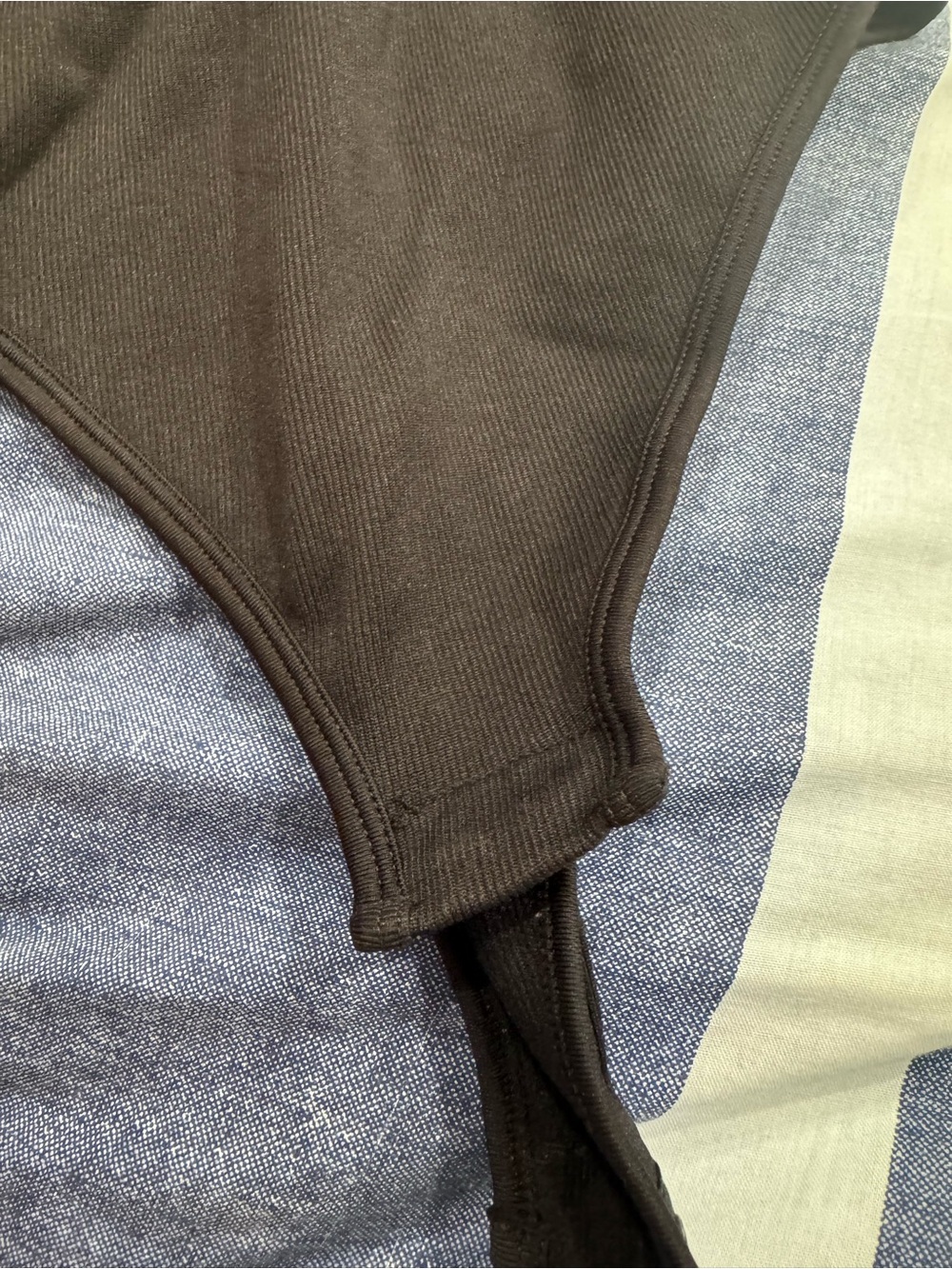 Black Sleeveless Mock Neck Bodysuit - Sleek Everyday Layering - Picture 3 of 4